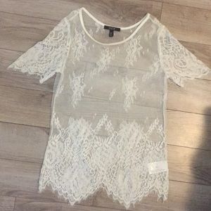 White Lace Top